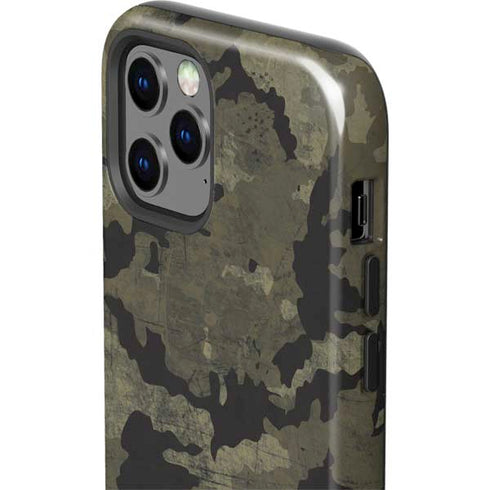 Wood Camo Camouflage iPhone 12 Pro Max Impact Case
