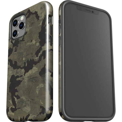 Wood Camo Camouflage iPhone 12 Pro Max Impact Case