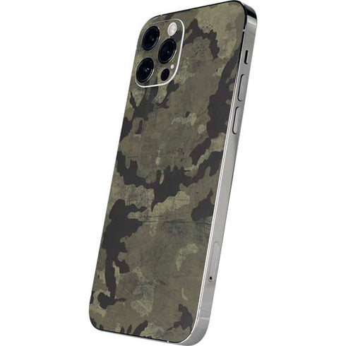 Wood Camo Camouflage iPhone 12 Pro Skin