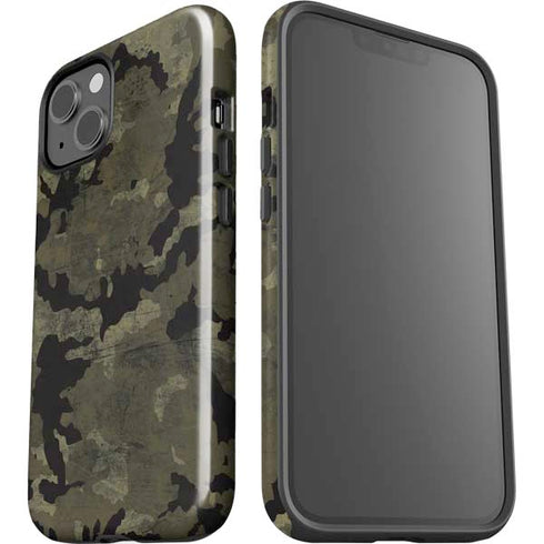 Wood Camo Camouflage iPhone 13 Impact Case