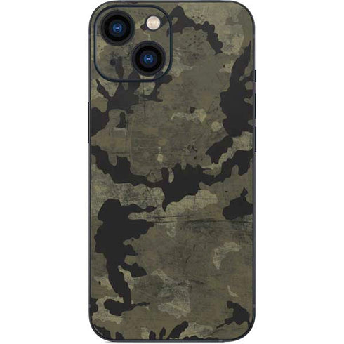 Wood Camo Camouflage iPhone 13 Mini Skin