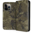 Wood Camo Camouflage iPhone 13 Pro Folio Case