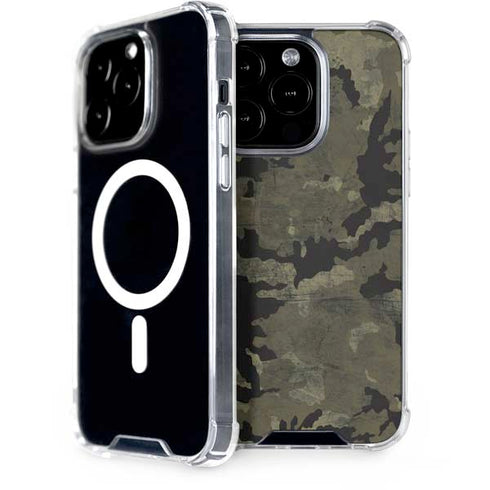 Wood Camo Camouflage iPhone 13 Pro MagSafe Case