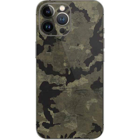 Wood Camo Camouflage iPhone 13 Pro Max Skin