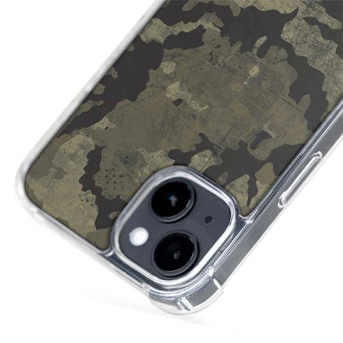 Wood Camo Camouflage iPhone 15 MagSafe Case
