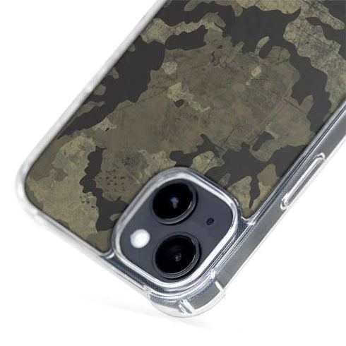 Wood Camo Camouflage iPhone 15 Plus MagSafe Case