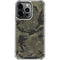 Wood Camo Camouflage iPhone 15 Pro Clear Case