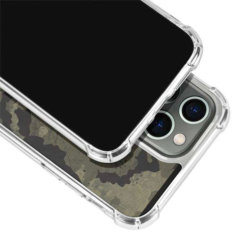 Wood Camo Camouflage iPhone 15 Pro Clear Case