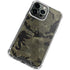 Wood Camo Camouflage iPhone 14 Pro Clear Case