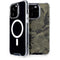 Wood Camo Camouflage iPhone 15 Pro MagSafe Case
