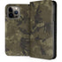 Wood Camo Camouflage iPhone 14 Pro Max Folio Case