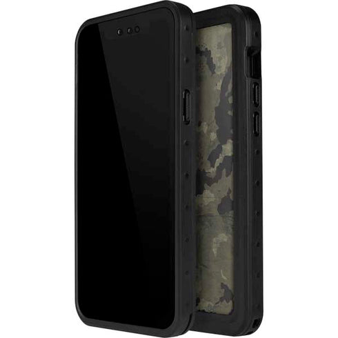 Wood Camo Camouflage iPhone 14 Pro Max Waterproof Case