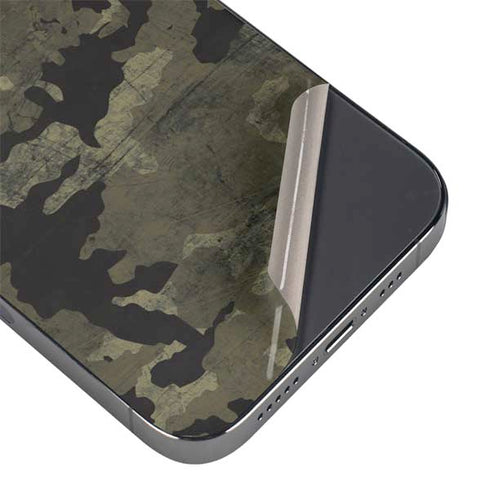 Wood Camo Camouflage iPhone 14 Pro Skin