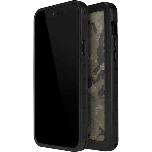 Wood Camo Camouflage iPhone 14 Pro Waterproof Case