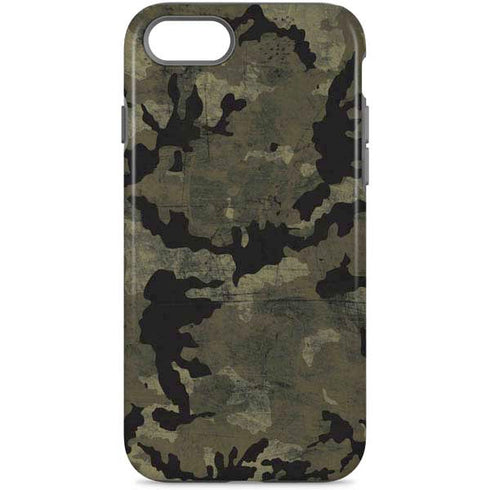Wood Camo Camouflage iPhone 8 Pro Case