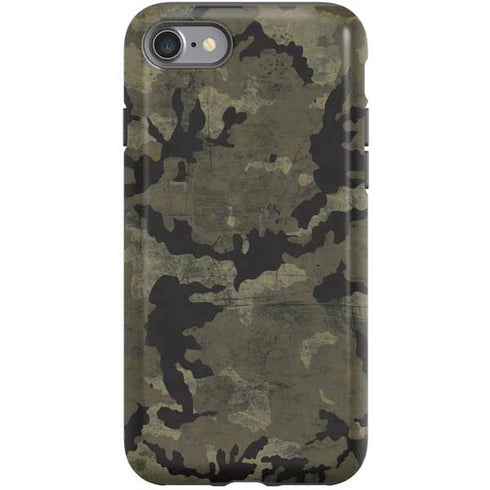 Wood Camo Camouflage iPhone SE (2nd & 3rd Gen) Pro Case