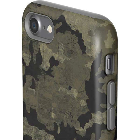 Wood Camo Camouflage iPhone SE (2nd & 3rd Gen) Pro Case