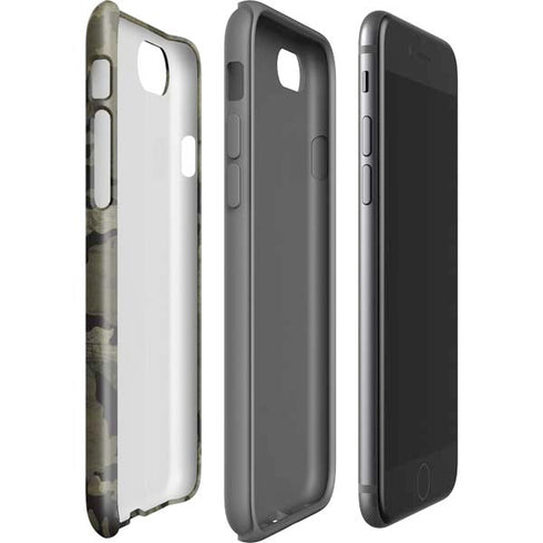 Wood Camo Camouflage iPhone SE (2nd & 3rd Gen) Pro Case