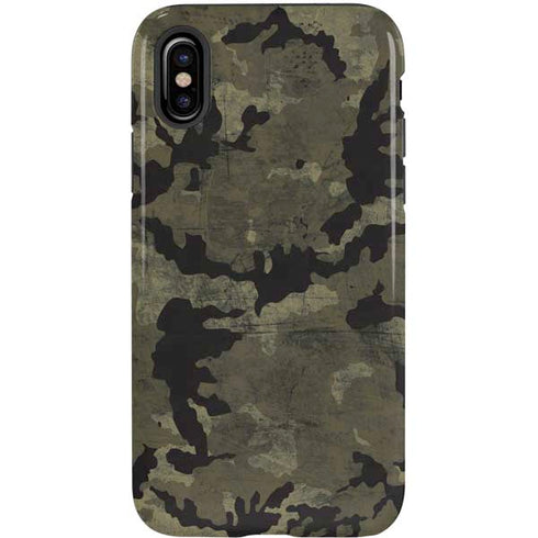 Wood Camo Camouflage iPhone X Pro Case