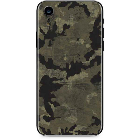 Wood Camo Camouflage iPhone XR Skin
