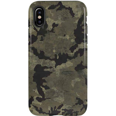 Wood Camo Camouflage iPhone XS Pro Case
