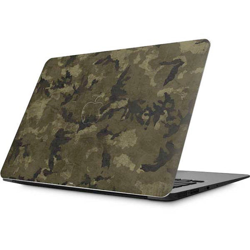 Wood Camo Camouflage Apple MacBook Skin