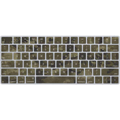 Wood Camo Camouflage Magic Keyboard Skin