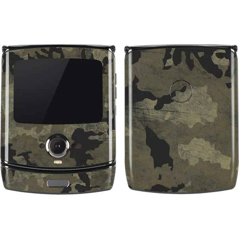 Wood Camo Camouflage Motorola RAZR Skin