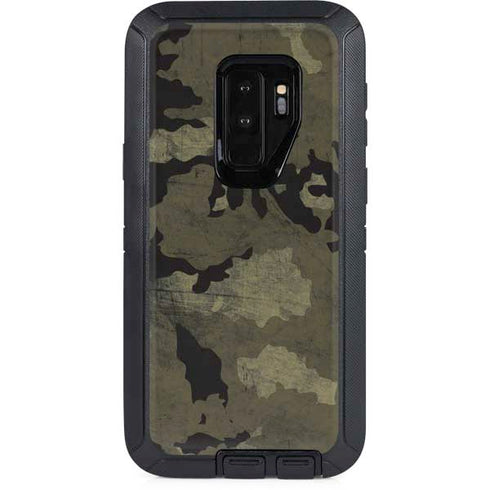 Wood Camo Camouflage Otterbox Defender Galaxy Skin