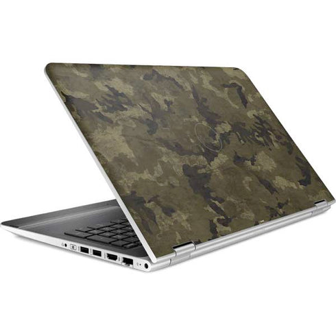 Wood Camo Camouflage HP Pavilion Skin