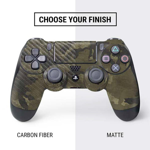 Wood Camo Camouflage PS4 Controller Skin