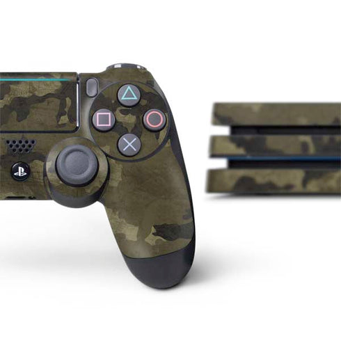 Wood Camo Camouflage PS4 Pro Bundle Skin