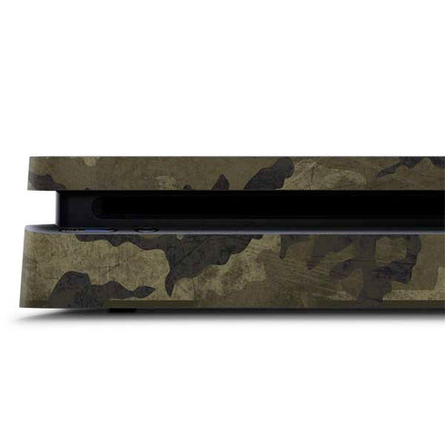 Wood Camo Camouflage PS4 Slim Skin