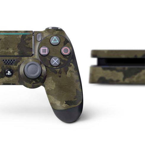 Wood Camo Camouflage PS4 Slim Bundle Skin