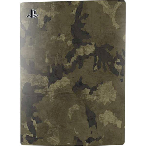 Wood Camo Camouflage PS5 Console Skin