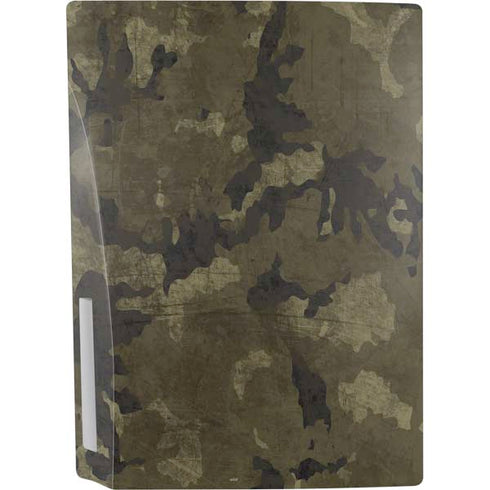Wood Camo Camouflage PS5 Console Skin