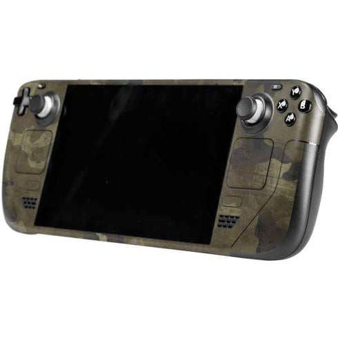 Wood Camo Camouflage Steam Deck Handheld Gaming Computer Skin