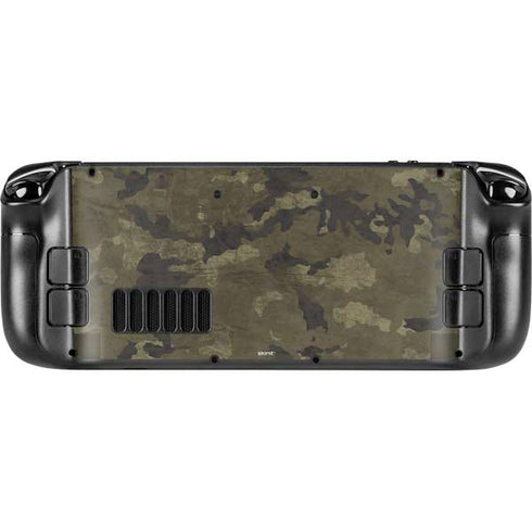 Wood Camo Camouflage Steam Deck Handheld Gaming Computer Skin