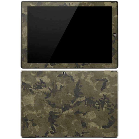 Wood Camo Camouflage Surface Pro 3 Skin