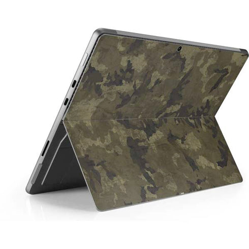 Wood Camo Camouflage Surface Pro 8 Skin