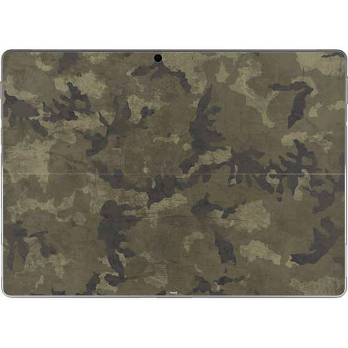 Wood Camo Camouflage Surface Pro 9 Skin