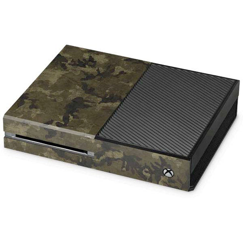 Wood Camo Camouflage Xbox One Console Skin