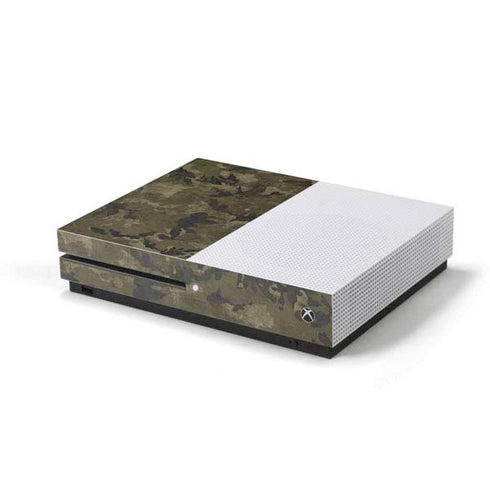 Wood Camo Camouflage Xbox One S Console Skin