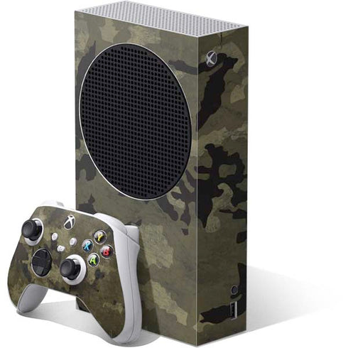 Wood Camo Camouflage Xbox Series S Bundle Skin
