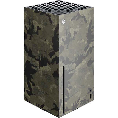 Wood Camo Camouflage Xbox Series X Console Skin