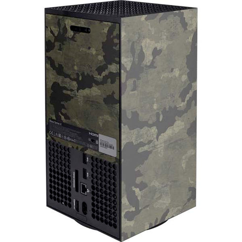 Wood Camo Camouflage Xbox Series X Console Skin