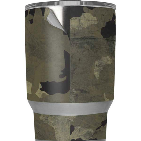 Wood Camo Camouflage Yeti 20oz Tumbler Skin