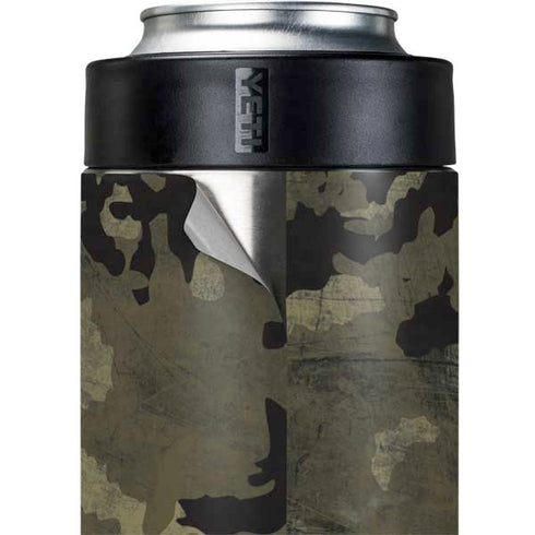 Wood Camo Camouflage Yeti Colster Can Insulator Skin