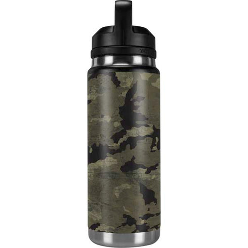 Wood Camo Camouflage YETI Rambler 26oz Bottle Skin