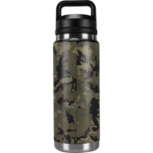 Wood Camo Camouflage YETI Rambler 26oz Bottle Skin